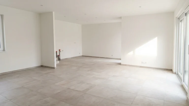 Sol dans maison neuve à Sainte-Marie (35600)