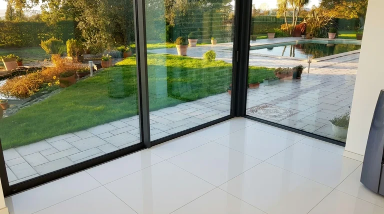 Terrasse en carrelage à Bains-sur-Ouste (35600)